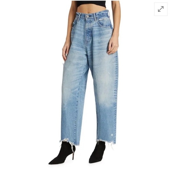 Moussy Denim - Moussy Vintage Fredonia Wide Tapered Jeans 25